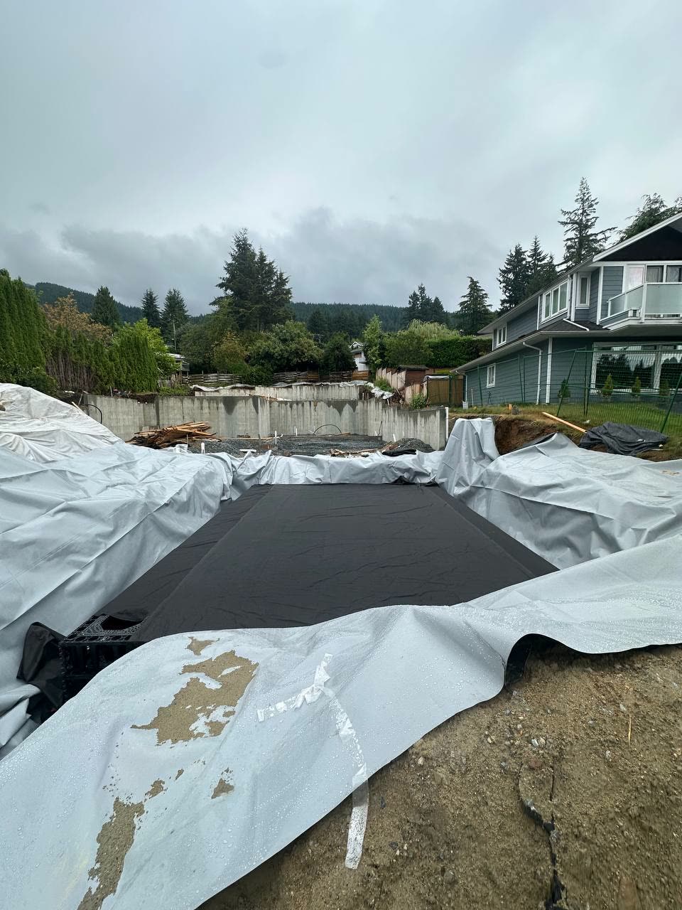 Waterproofing & drainage at the Genoa Crescent residence