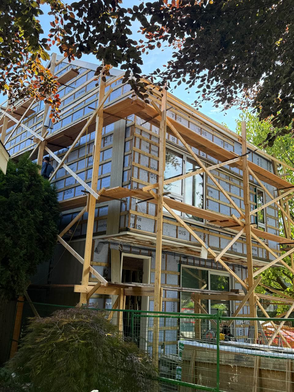 High-performance envelope at the Willow Street Net Zero residence